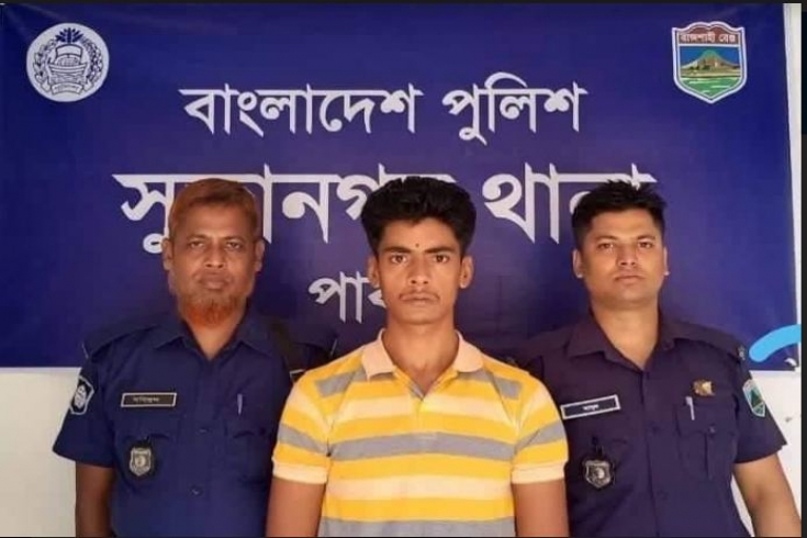 সুজানগরে পুলিশের অভিযানে গাঁজাসহ মাদক ব্যাবসায়ী গ্রেফতার 